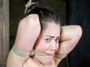 Sexy Honey Kristina Rose Enjoying Hot Rope Bondage
