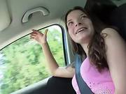Tight Amateur Teen Anita B Hitch Hikes And Fucked In Public