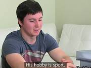 Female Agent Fucks Amateur Student Guy On Casting