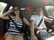 Slutty Hungarian Babe Aletta Ocean Seducing The Driver