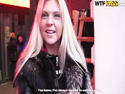 Attractive Blonde Amy Gets Filmed In Close Up