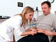 Horny Blonde Nurse Bree Olson Gets Cunnilingus From Patient