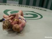 Wrestling With Hot Blonde Babe Holly Heart