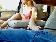 Stranded Dakota Skye Fucked And Facialed Inside The Van