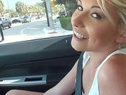 Sexy Dani Gets Pleasure By A Stranger With A Random Stranger With A Car
