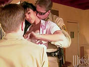 Hot Brunette Babe Has Been Naughty And Is Punished.