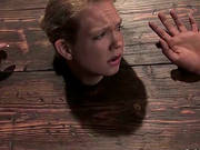 Pillory Fun With Hot Blonde Rain Degrey In Bdsm Video