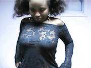 Chubby Black Hoe With Phat Ass And Hairy Pussy Masturbates With Dildo
