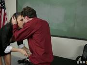 Schoolgirl Chanel Preston Sucks Off Her Horny Teacher