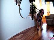 Hot And Horny Alexis Capri Struts Around Inside In Her Panties
