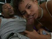 Raunchy Millian Blu Swallows A Huge Throbbing Meat Pole