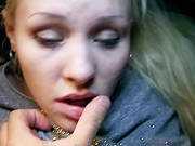 Sexy Lola Taylor Fucks At The Backseat Of A Random Stranger After Hitching A Ride