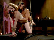 Two Bondage Virgins Get Together For Some Rough Fun!