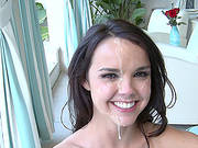 Pretty Dillion Harper Gets Her Face And Boobs Cum Covered