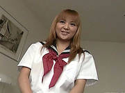 School Girl Yui Natsume Masturbation Session