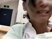 Anna Noma Horny Asian Nurse Masturbates And Gets Licked