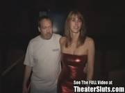 Tampa Slut Wife Fucks Random Porn Theater 