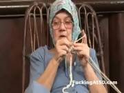 Horny Granny Fingers Herself And Gives So 