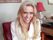 The Perverted Blonde Girl Mia Malkova Is Gonna Seduce The Guy With Nude Flashes