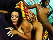 Steamy Ample Black Whore Gets Her Pussy Nailed Hard Missionary