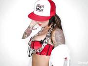 Tattooed Christy Mack Stripping