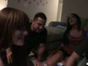 Emy Reyes Playing An Empty Bottle With Horny Friends