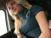 Czech Teen Victoria Puppy Gives A Handjob While The Guy Is Driving
