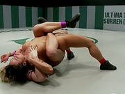 Tattooed Lesbian Gets A Sucker Punch That Knocks Her Down!