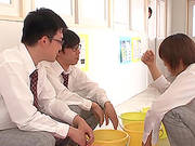Sexy Japanese Teacher Airi Suzumura In A Kinky Threesome.