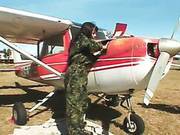 Horny Frank Gun Seduces Female Pilot And Fucks Her Right Near The Airplane