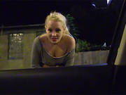 Damn Sexy Blonde Amateur Hitch Hikes And Gets Fucked In The Car