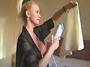 Sweet Blonde Loves Pantyhose Solo