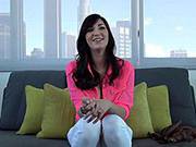 Lovely Bulky Teen Chloe Strips During A Porn Interview