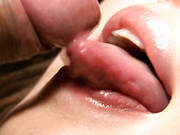 Frisky Japanese Chic Sayaka Tsuzi Gives Double Blowjob