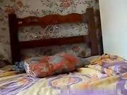 My Ebony Cutie Masturbates At Home
