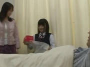 Asian Schoolgirl Visits Male Friend In Hospital