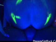 Busty Audrey Bitoni Gets A Neon Bang