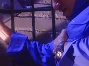 Blonde Chick Fucks Guy While Blindfolded