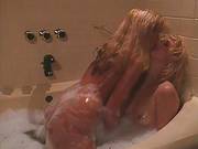 Vintage Lesbos Go At It In A Bubble Bath
