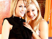 Lucky Guy Plays With Two Hot Blondes At Once