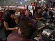 Gagged And Scared Charley Chase Is Stripped Naked In A Public Bar