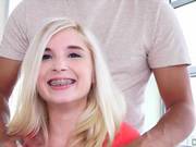 Little Blonde Piper Perri Stretched By A Huge Dick