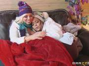 Yurizan Beltran And Britney Amber Winter Threesome