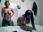 2 Hot Ebony Girls On Webcam