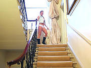 Beautiful Amy Green Gets Naked And Naughty On The Staircase