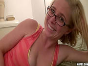 Sexy Babe In Glasses Penny Pax Enjoys Massive Dick