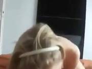 Sweet Blonde Girl Sucking On A Cock Pov