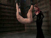 Lady Lydia Mclane Dominates And Torments Rick Hunt In A Cellar