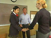 Naive Student Has The Dominatrix Personality! See How She Submits Her Teachers!