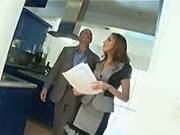 Sinfully Sexy Realtor Jenna Haze Seduces A Handsome Shaved Headed Client.